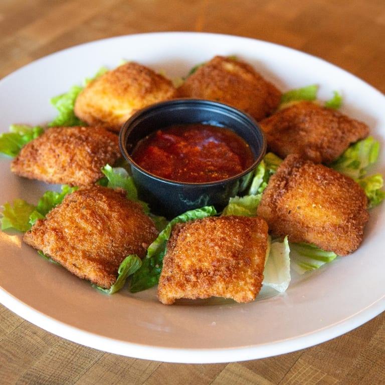 Savor our authentic ravioli
